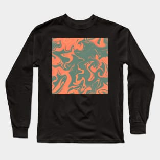 Retro Peach Long Sleeve T-Shirt